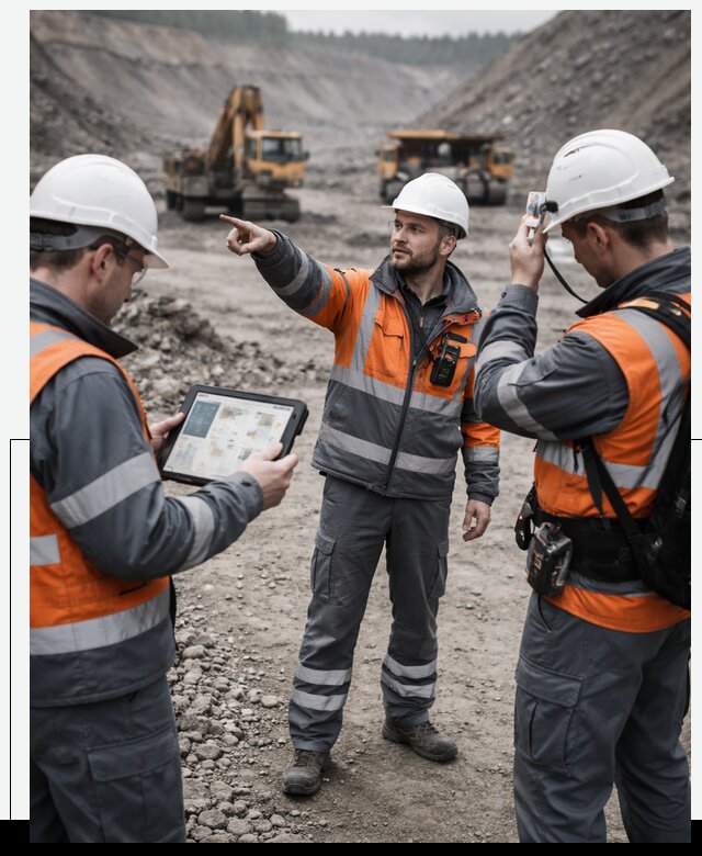 Система контроля персонала для горнодобывающей отрасли в Нурлате