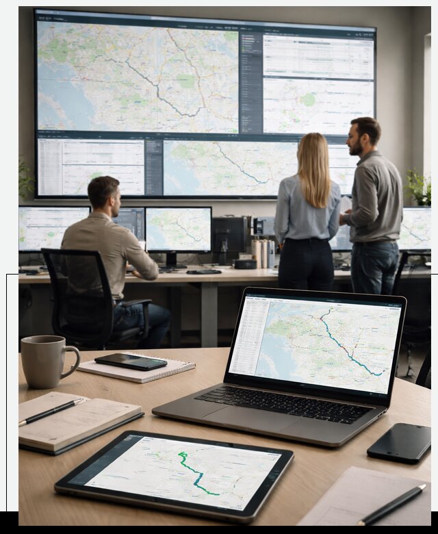 Трекинг грузов и Fleet Management, мониторинг автопарка в Нурлате