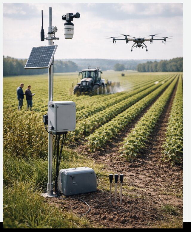 Разработка IoT мониторинга полей в Нурлате от 8863 р. | АвикейНрт